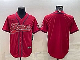 Men's Houston Texans Blank Red With Patch Cool Base Stitched Baseball Jersey,baseball caps,new era cap wholesale,wholesale hats